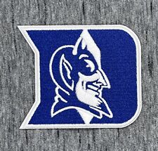 DUKE BLUE DEVILS EMBROIDERED IRON ON PATCH 2.50” X 3.00”  picture