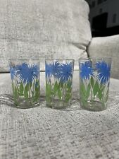 Vintage Swanky Swig Light Blue-Green Cornflower Juice Glass picture