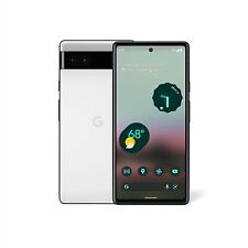 Google Pixel 6a 5G 128GB/6GB 6.13 Inches Unlocked Android Smartphone - Chalk picture