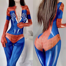 Spiderman Cosplay Jumpsuit Costume Women Zentai Bodysuit Suit Comicon Halloween- picture