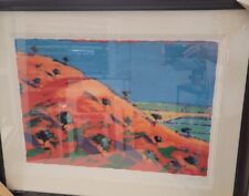 Paul Powis British Hand signed LTD ED print 'North Hill' Framed Expressionism picture