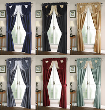 Regal Home Collections Luxurious Satin Window In A Bag Set - Assorted Colors picture