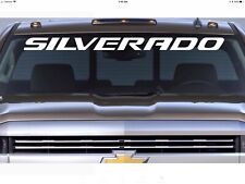 New Chevrolet SILVERADO Windshield Graphic Vinyl Decal Sticker Vehicle Logo 329 picture
