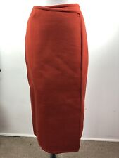 Pearl by Lela Rose Double Face Jersey Reversible Wrap Skirt Women's Size 4 picture