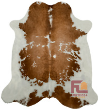 Cowhide Rug Chromatic Brown and White | Premium Quality | Medium 5' x 7' picture