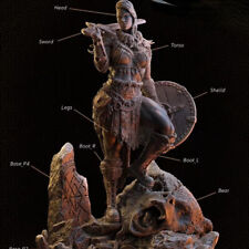 Female Warrior 1/24 Scale Resin Figure Model Kit Unassembled Unpainted Toys picture