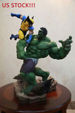 US STOCK Marvel Hulk VS. Wolverine 13'' PVC Figure Model Statue Toy Collection picture