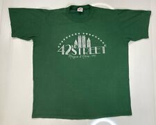 VTG New York 42nd Street Masque & Mine 1990 T-shirt Men XL USA 90s Single Stitch picture