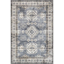 nuLOOM Evelina Traditional Blue Indoor Machine Washable Area Rug picture