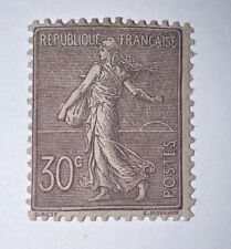 Travelstamps: 1903-1938 France Stamps Scott # 142 30c, Violet Mint MOGH picture