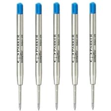 5Pcs Parker Quink Ball Refills Blue Ink Fits My Store Ballpoint Pens picture