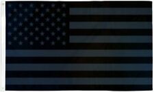 Durable 3x5FT All Black American Flag US Black Flag Decor Blackout USA picture