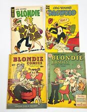 BLONDIE COMICS 1940's 1950's 1960's Harvey King Comics Lot of 4 DAGWOOD picture