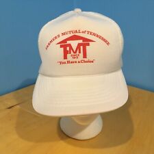 Vintage Farmers Mutual of Tennessee Insurance Snapback Trucker Hat Cap VGUC picture