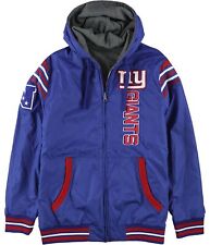G-III Sports Mens NY Giant Hooded Reversible Jacket, Blue, Large picture