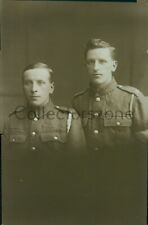 WW1 British Army Soldiers one RAMC Brothers or Friends Photo Preston Studio  picture