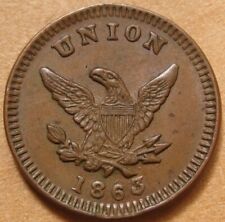Extremely Scarce - Fuld 276/278a R-6 EF+ **** Our Card Wreath / Union Eagle 1863 picture
