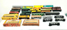  Lot of 30 -Vintage Trains Locomotives Cars Tracks Tyco Mantua Mixed Lot picture