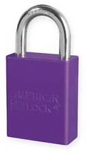 American Lock A1105prp Lockout Padlock,Kd,Purple,1-7/8