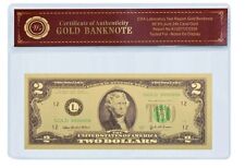 2003 $2 Two Dollar Bill Banknote with COA picture