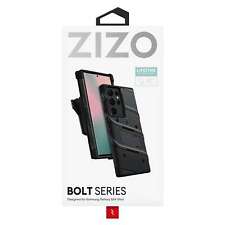 ZIZO BOLT BUNDLE GALAXY S24 ULTRA CASE WITH TEMPERED GLASS BLACK picture