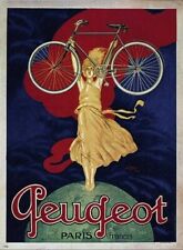 BICYCLE VINTAGE AD POSTER Peugeot RARE HOT NEW picture