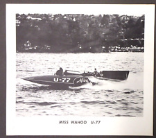 1957 Pictsweet photo MISS WAHOO U-77 Hydroplane Boat racing picture