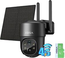 Xega 4G LTE Cellular Security Camera Solar with SIM Card & 64GB SD Card - XG-02 picture