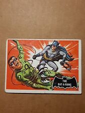 1966 topps batman(black bat) card #46-vintage original picture