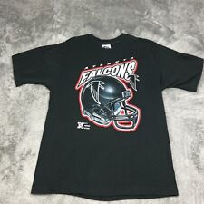 Vintage Atlanta Falcons Shirt Mens Large Black Pro Player Football Made in USA picture