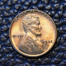 (ITM-4356) 1944 D RED LINCOLN CENT ~ BU Condition ~ COMBINED SHIPPING picture