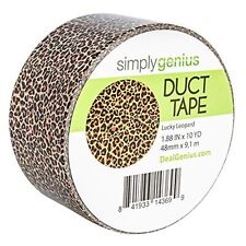 Pattern Duct Tape Heavy Duty, Craft Supplies, 1.8 in x 10 yards (Lucky Leopard) picture