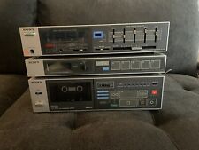 Vintage Sony TA-V10 stereo: Amplifier+FM/AM radio tuner +Cassette deck READ picture