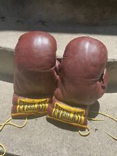 Vintage Everlast Boxing Gloves 16 Leather picture
