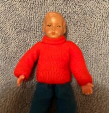 Vintage German Flexible Caco Doll Boy Dollhouse 3 1/2
