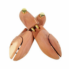 Premium Shoe Tree Stretchers Wood Shoe Trees Twin Tube Wooden Boots Trees Brown picture