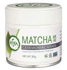 Aiya Authentic Japanese Origin Matcha Green Tea Powder, 30g Tin (5 Pack) picture