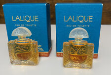 2X LALIQUE By Lalique ~ Classic EDT Vintage Formula Women's Perfume 4.5ml Blue picture