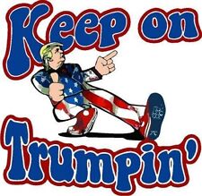 Keep On Trumpin Maga Trump 2024 Sticker Decal Vintage Made in the USA picture