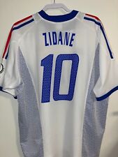 2002-04 France Away Jersey Zidane #10 (2002 FIFA World Cup Marking) Size XL picture