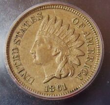 1861 Indian Head Cent. ICG EF 45. Better Date PQ picture
