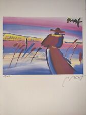 COA Peter Max Painting Print Poster Wall Art Signed Pop Art Unframed picture
