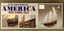 CONSTRUCTO 1/56 America 1856 Complete with Fittings Wooden Model Kit # 80827 NIB picture