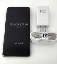 Samsung Galaxy S10 SM-G973U 128GB Prism Black GSM Unlocked Smartphone Open Box picture