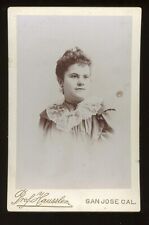 CA, San Jose. CABINET PHOTO showing a PRETTY YOUNG WOMAN picture