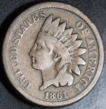 1861 INDIAN HEAD CENT - VG VERY GOOD picture