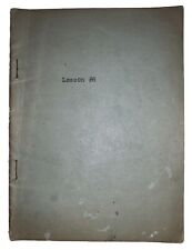 c.1919, THE LLEWELLYN COLLEGE OF ASTROLOGY, CORRESPONDENCE COURSE, LESSON No 6 picture