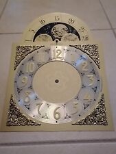 HOWARD MILLER GRANDFATHER CLOCK FACE DIAL WITH MOON PHASE & Silent/Chime picture