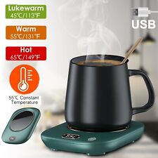 Coffee Cup Warmer USB Electric Mug Tea Milk Heater Pad Office Home Auto Shut Off picture
