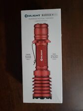 Olight Warrior X Pro Red Rechargeable Tactical Flashlight, 2100 Lum, 500 Meter picture